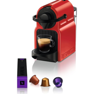 Nespresso Krups Machine à café Inissia rouge, Cafetiere Espresso YY1531FD